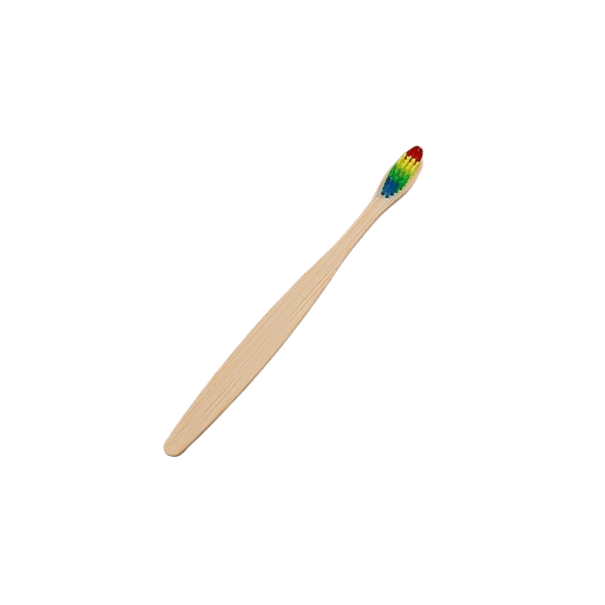 Bambusový zubní kartáček vícebarevná