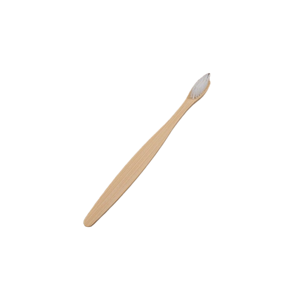 Bambusowa szczoteczka do zębów biały