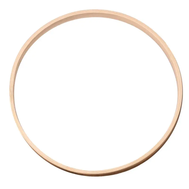 Bambusrahmen 18 cm Kreisrahmen zur Herstellung von Dekorationen DIY natürlicher Bambusring für Kränze, Stickerei, Makramee, Handarbeit 1