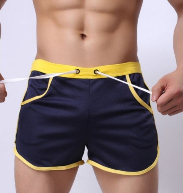 Bañador de hombre con bolsillos F1023 azul oscuro L
