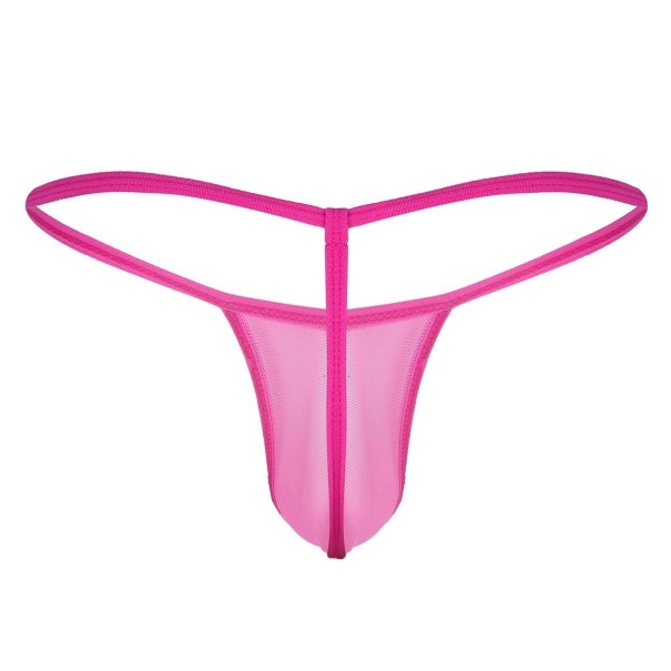 Bañador tipo tanga para hombre F970 rosa oscuro