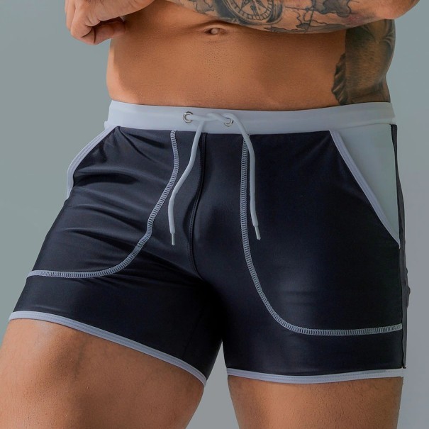 Bañadores de hombre con bolsillos negro S