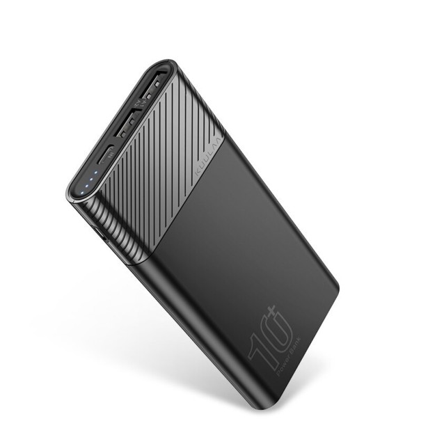 Banco de energía dual USB 10000 mAh negro