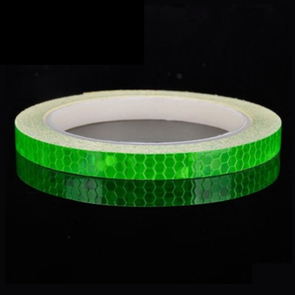 Bandă autoadezivă reflectorizantă pentru mașină de 8 m verde