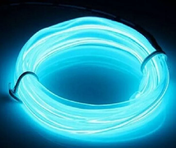Bandă flexibilă LED NEON 2 m albastru deschis