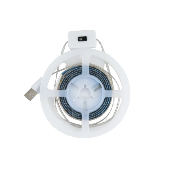Banda luminoasa LED cu senzor de miscare alb cald 1 m 1