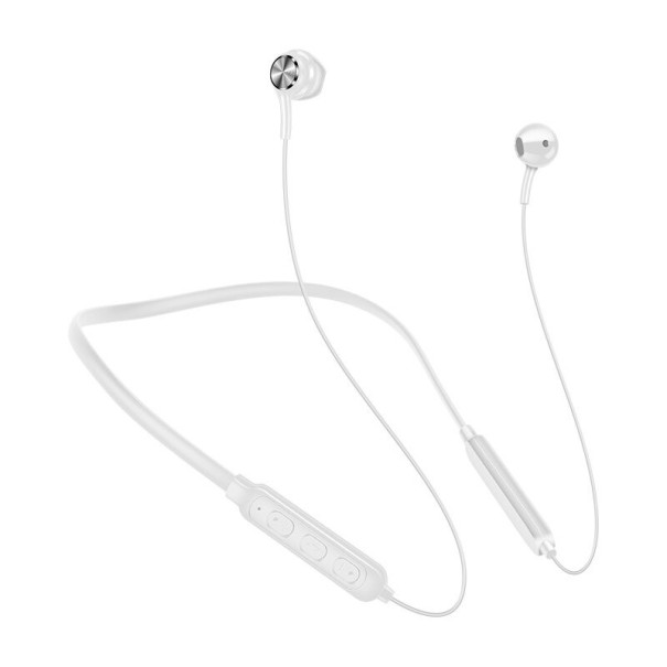 Bandă pentru gât Bluetooth K1876 alb