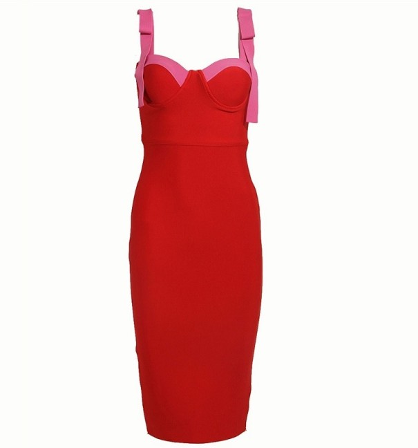 Bandage midi-jurk voor dames