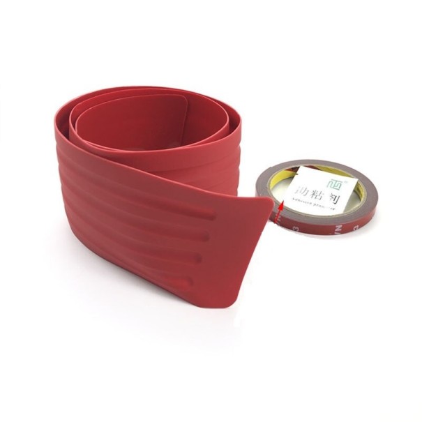 Bande de protection en caoutchouc pour voiture 104 cm rouge