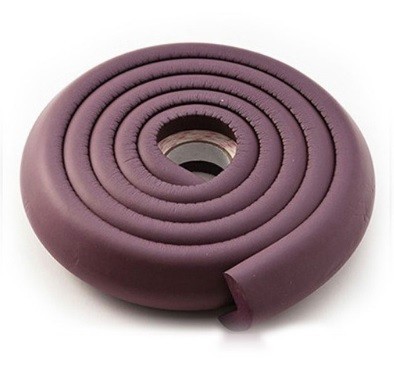 Bande de protection pour les bords de table et de meubles 2 m J3512 marron foncé