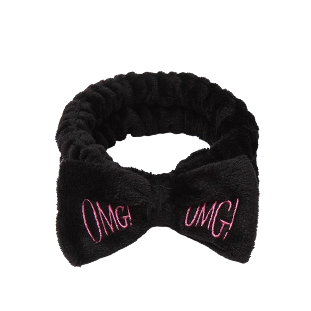 Bandeau cosmétique noir