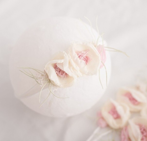 Bandeau pour fille avec des fleurs 9