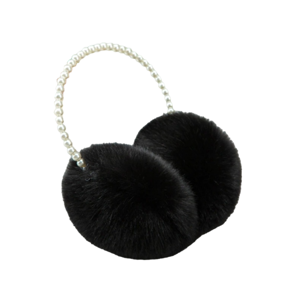 Bandeaux pour oreilles avec perles noir