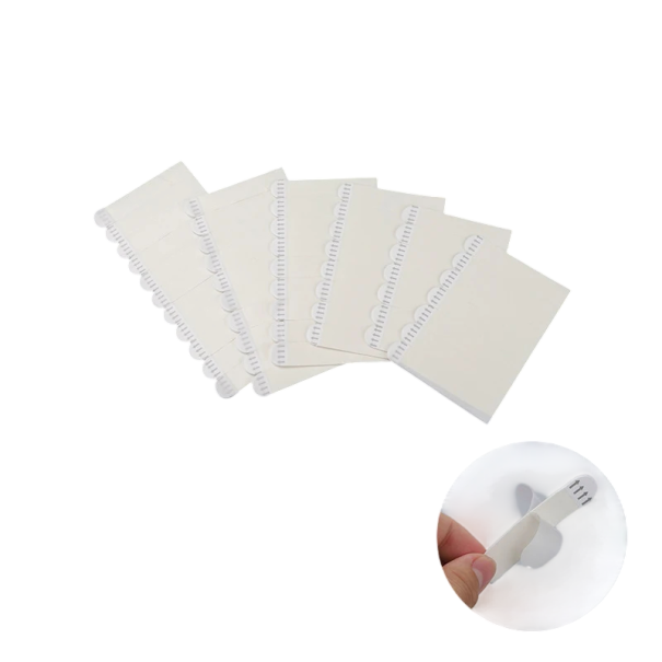 Bandele de lipit pentru bricolaj, 10 buc, benzi albe pentru utilizare multipurpose, grosime 1 mm, adeziv acrilic autoadeziv pentru fixarea 1