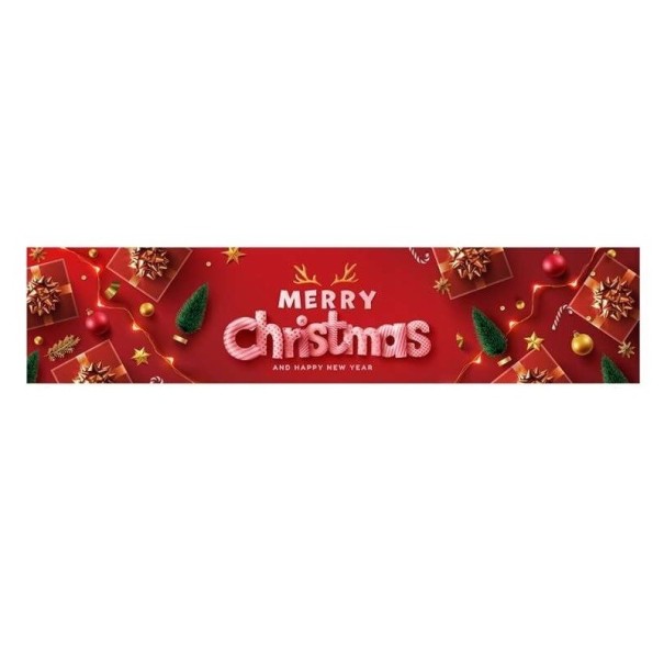Banner de Natal 180 x 40 cm 2
