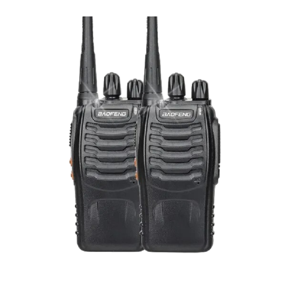 Baofeng BF 888S rádio comunicador com antena 2 unidades Rádio comunicador de longo alcance 16 canais 11,5 x 6 x 3,3 cm 1