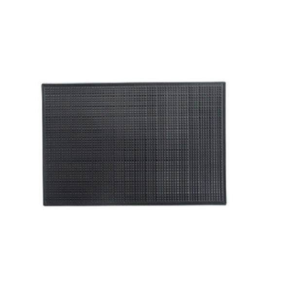 Bar-afvoermat voor gewassen glazen Antislip zwarte mat van flexibel PVC met dichte uitsteeksels voor waterafvoer 3