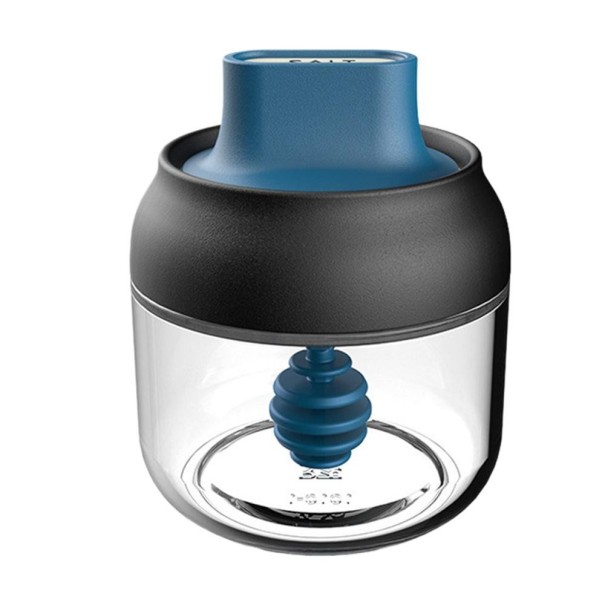 Barattolo per miele con cucchiaino blu