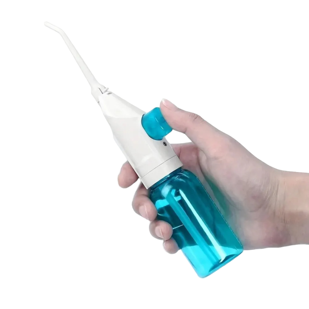 Bärbar munspolning för rengöring mellan tänderna 90 ml Munspolning för tandhygien 26 x 14 x 5 cm