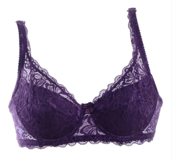 Bardot-Spitzen-BH J3152 lila 75B