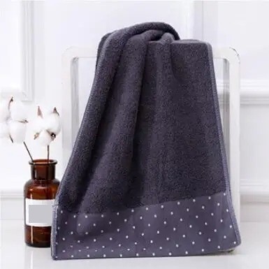Bardzo chłonny ręcznik bawełniany Ręcznik bawełniany Wysokiej jakości ręcznik bawełniany 35 x 75 cm szary