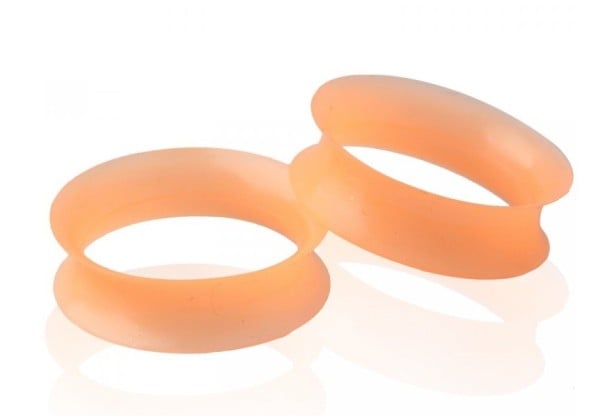 Barevné silikonové tunely oranžová 5 mm