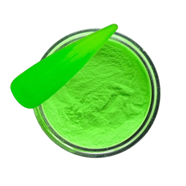 Barevný akrylový pudr na nehty Akrylový prášek na nehty Neonové barvy 28 g zelená