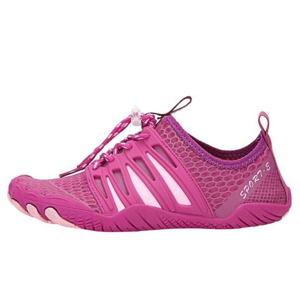 Barfuß-Sneaker für Damen rosa 39