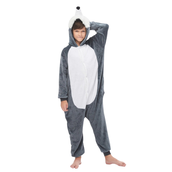 Barn jumpsuit sött djur 5-6 år 3