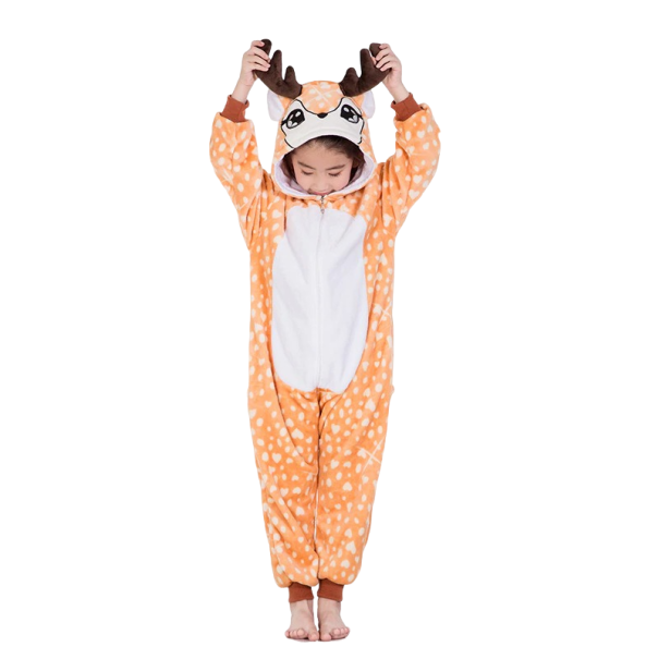 Barn jumpsuit sött djur
