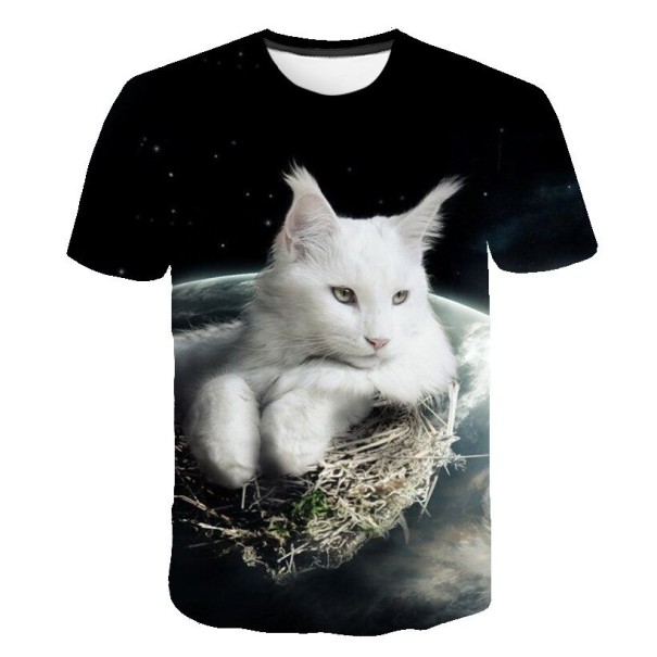 Barn T-shirt med djur B1545