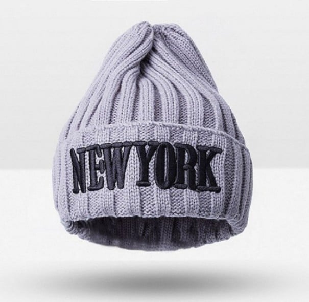 Barnens vintermössa New York J862 grå