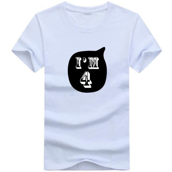 Barnfödelsedag t-shirt B1510 vit 6 D