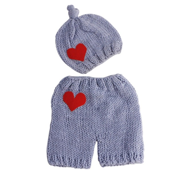 Barnmössa och shorts set 2