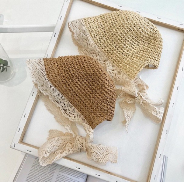 Barns halm retro hatt