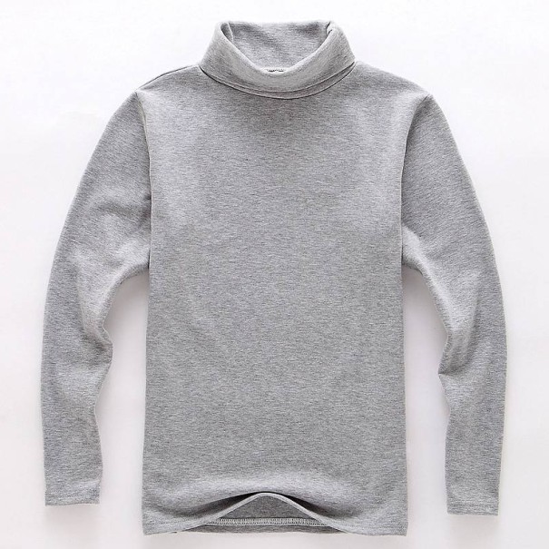 Barns turtleneck ljusgrå 8