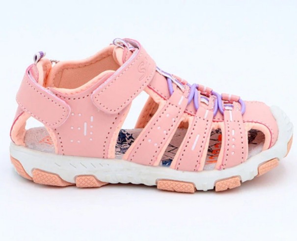 Barnsandaler med rem A893 rosa 24