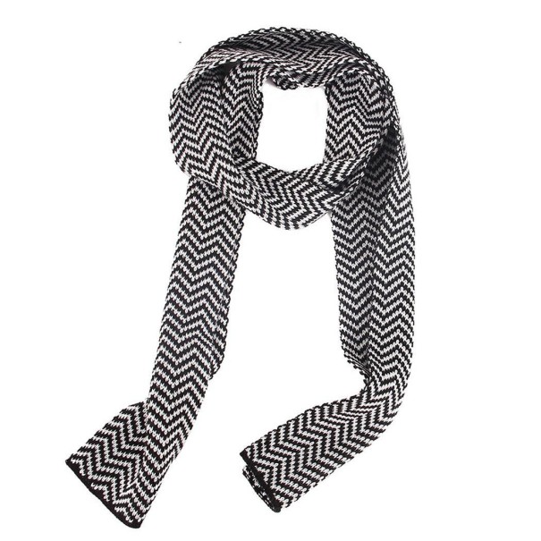 Barnscarf med sicksackmönster J1867 grå