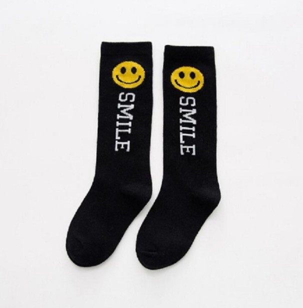 Barnstrumpor med en smiley 1-3 år 1