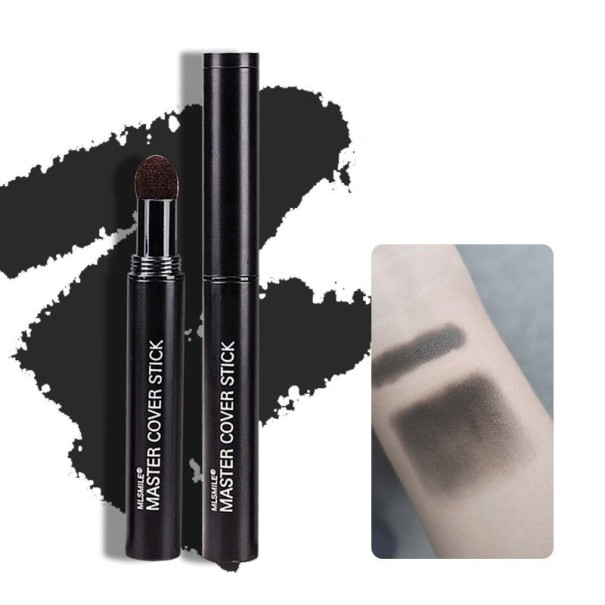 Barra correctora para cabello y cejas negro