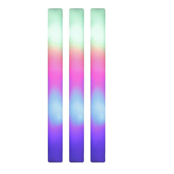 Barra de espuma LED multicolor, 12 unidades 1