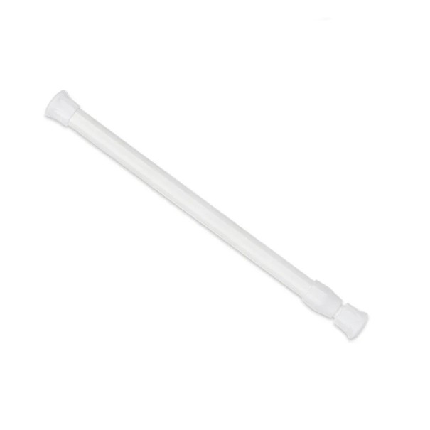 Barre télescopique 40–70 cm Sans perçage Barre d'extension en métal avec ressort Barre réglable pour rideaux de douche et textiles domestiques 1