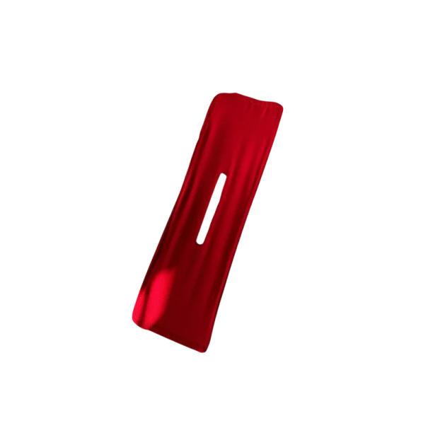 Barrette à cheveux femme en forme de nœud 9x34 cm Accessoire capillaire élégant et sucré Chignon rapide Outils de coiffage Tresses Ornements capillaires rouge