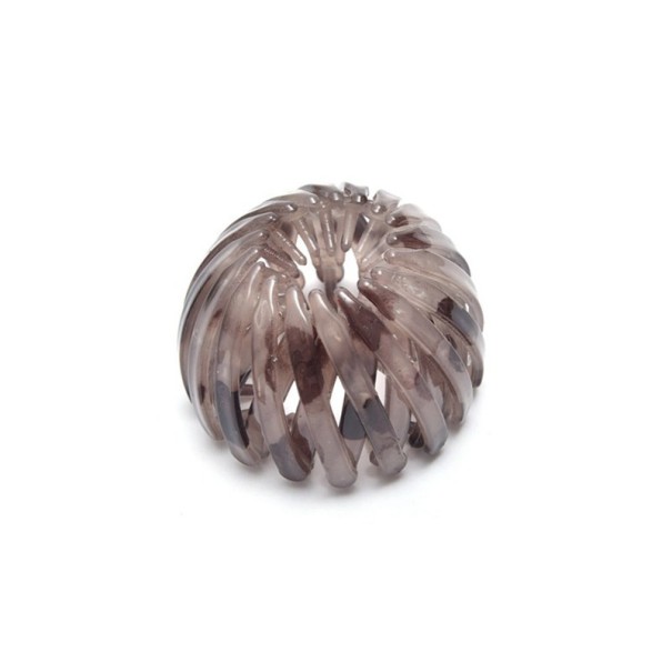 Barrette à chignon gris