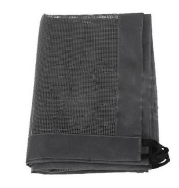 Barrière de porte en filet pour chiens noir