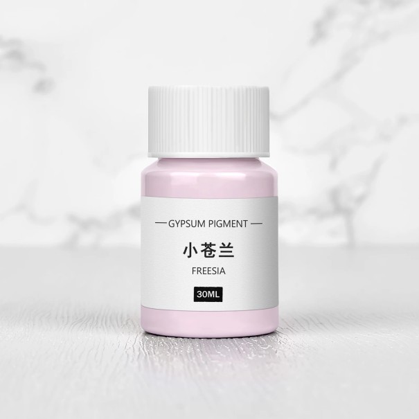 Barvivo pro probarvení sádry 30 ml koncentrovaný pigment v lahvičce pro DIY odlévání podtácků aroma kamenů a dekorativních odlitků světle růžová