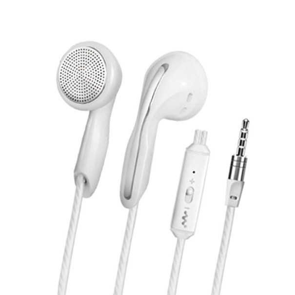 Bas hoofdtelefoon met microfoon K1829 wit