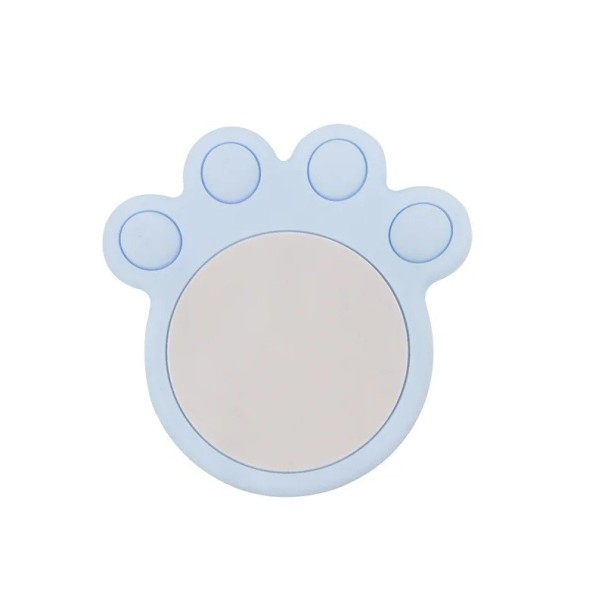 Base de silicone para selagem com cera em forma de pata 9 x 9 cm Acessórios para selagem com cera azul