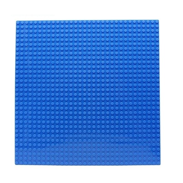 Base para construção de modelos 25,5 x 25,5 cm azul