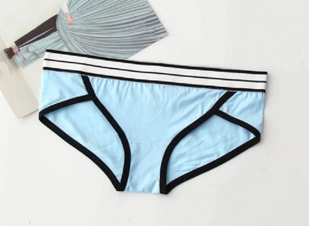 Basic-Höschen für Damen hellblau XL